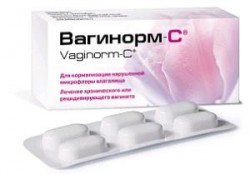 Вагинорм-С табл. ваг. 250 мг 6 шт.