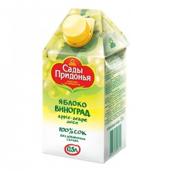 Сок Сады Придонья яблоко виноград 500 мл