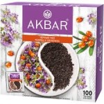 Чай черный, Akbar (Акбар) 1.5 г 100 шт Чабрец и облепиха пакетики с ярлычками