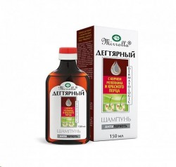 Шампунь Mirrolla дегтярный репейник красный перец 150 мл