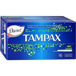 Тампоны Tampax дискрит супер с аппликатором 16 шт.