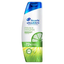 Шампунь Head & Shoulders Глубокое очищение детокс контроль над жирностью с цитрусом против перхоти 300 мл
