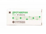 Дротаверин, таблетки 40 мг 20 шт